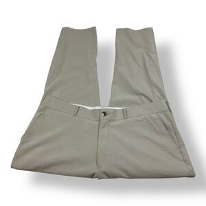 State and Liberty Mens Athletic Fit Chino Performance Pants Gray 38x27